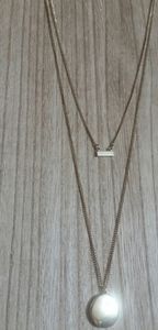 J. Crew Gold Tone/Multi-Layered Simple Necklace